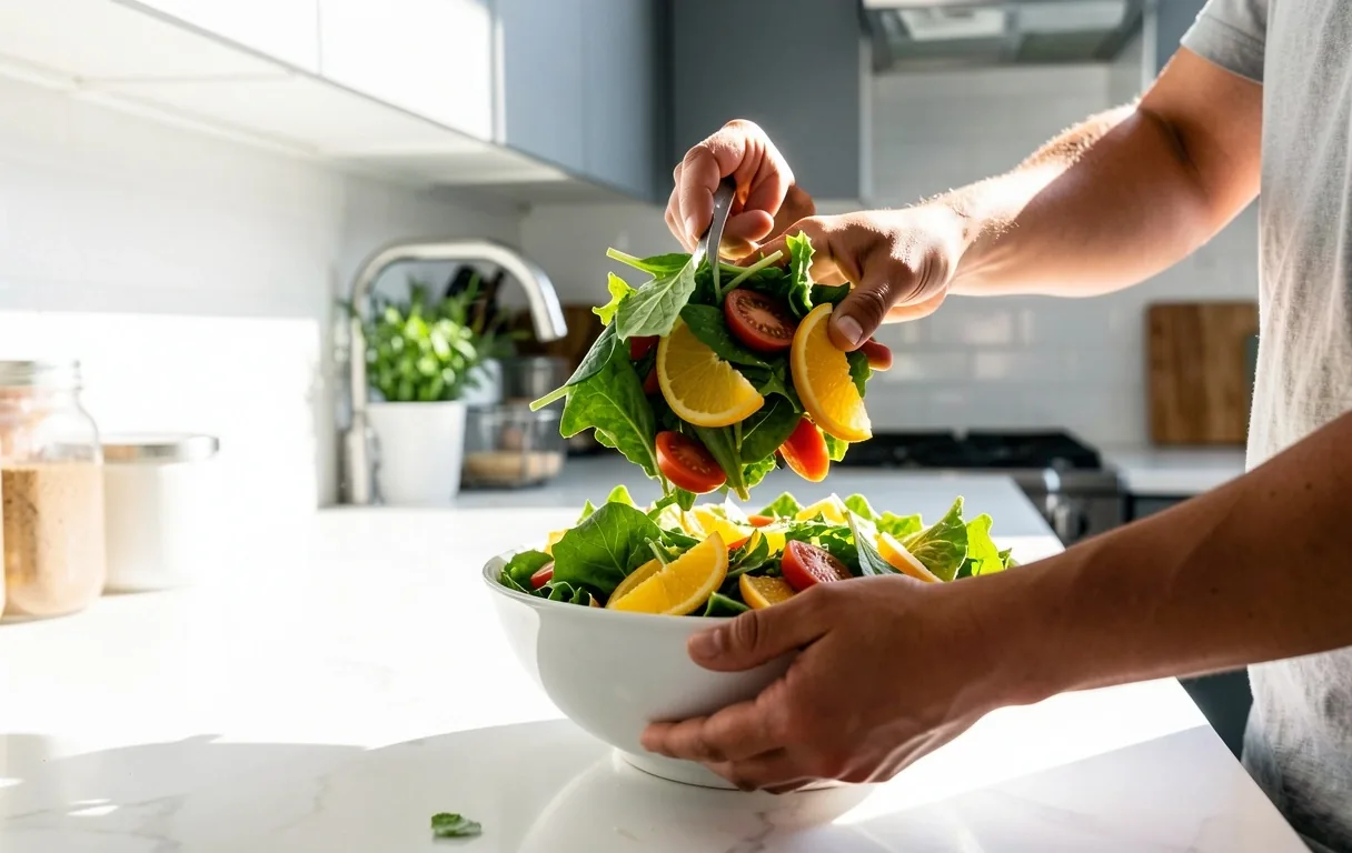 Preparación de alimentos saludables